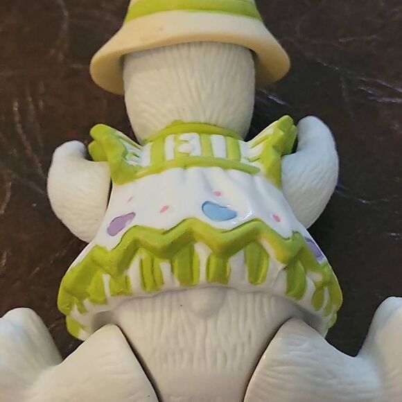 Department 56 Vintage 1984 Jointed Andy Mandy Easter Bunny Rabbit Bisque in box - Picture 15 of 16